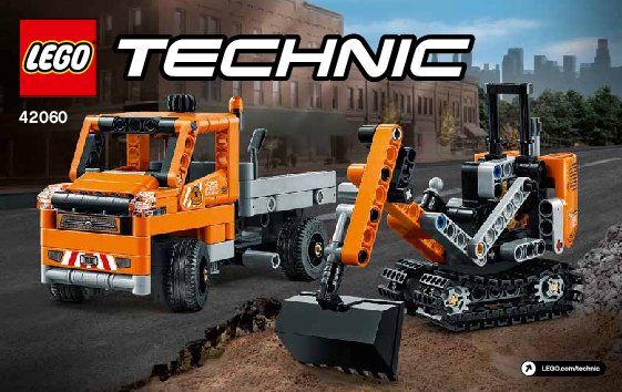 Istruzioni per la Costruzione - LEGO - Technic - 42060 - Mezzi stradali: Page 1