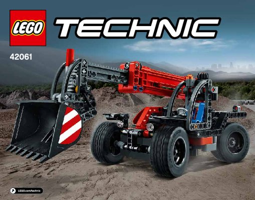 Istruzioni per la Costruzione - LEGO - Technic - 42061 - Ruspa telescopica: Page 1