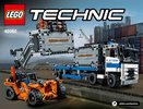 Istruzioni per la Costruzione - LEGO - Technic - 42062 - Trasporta container: Page 1