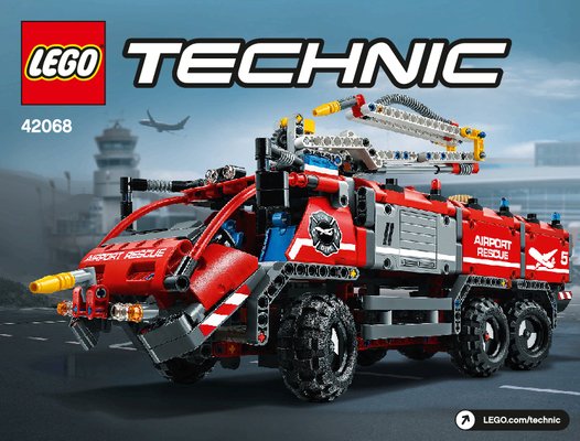 Istruzioni per la Costruzione - LEGO - Technic - 42068 - Veicolo di Soccorso Aeroportuale: Page 1