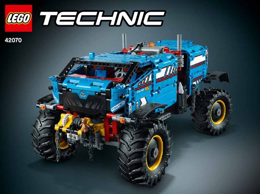 Istruzioni per la Costruzione - LEGO - Technic - 42070 - Camion Autogrù 6x6: Page 1