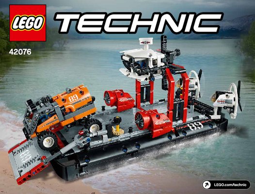 Istruzioni per la Costruzione - LEGO - 42076 - Hovercraft: Page 1