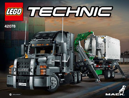 Istruzioni per la Costruzione - LEGO - 42078 - Mack Anthem: Page 1