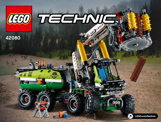 Istruzioni per la Costruzione - LEGO - 42080 - Forest Machine: Page 1