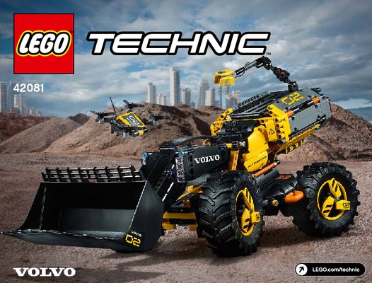 Istruzioni per la Costruzione - LEGO - 42081 - Volvo Concept Wheel Loader ZEUX: Page 1