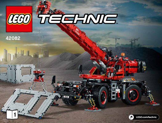 Istruzioni per la Costruzione - LEGO - 42082 - Rough Terrain Crane: Page 1