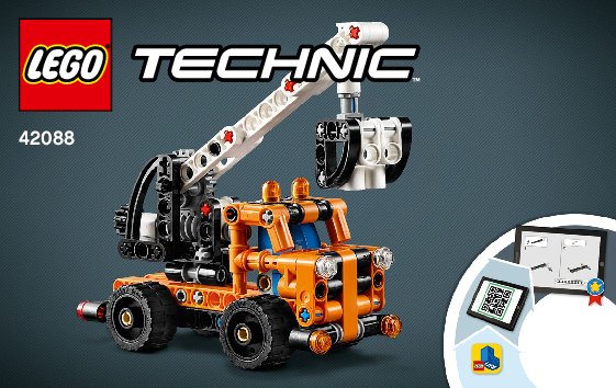 Istruzioni per la Costruzione - LEGO - 42088 - Cherry Picker: Page 1