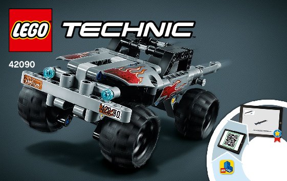 Istruzioni per la Costruzione - LEGO - 42090 - Getaway Truck: Page 1