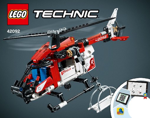 Istruzioni per la Costruzione - LEGO - 42092 - Rescue Helicopter: Page 1