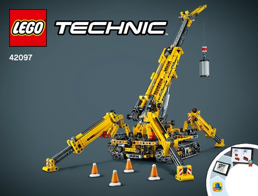 Istruzioni per la Costruzione - LEGO - 42097 - Compact Crawler Crane: Page 1