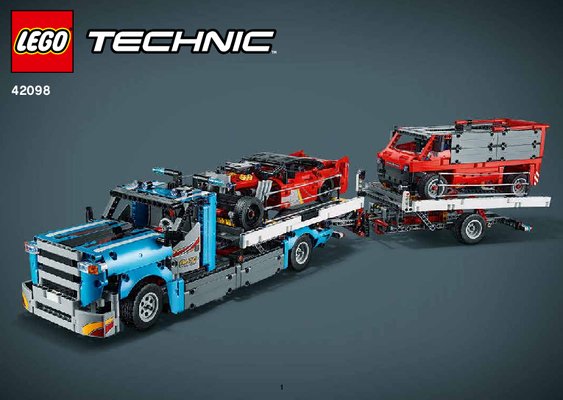 Istruzioni per la Costruzione - LEGO - 42098 - Car Transporter: Page 1