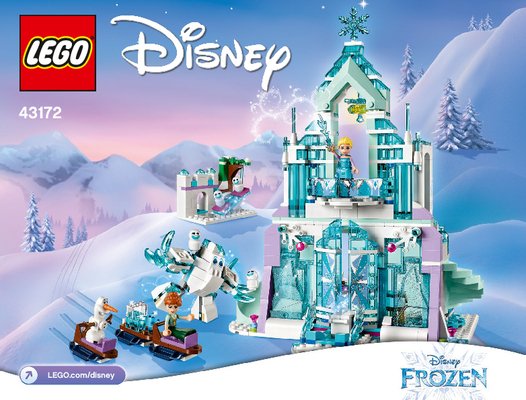 Istruzioni per la Costruzione - LEGO - 43172 - Elsa's Magical Ice Palace: Page 1