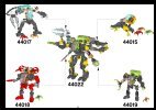 Istruzioni per la Costruzione - LEGO - Hero Factory - 44015 - EVO Walker: Page 2