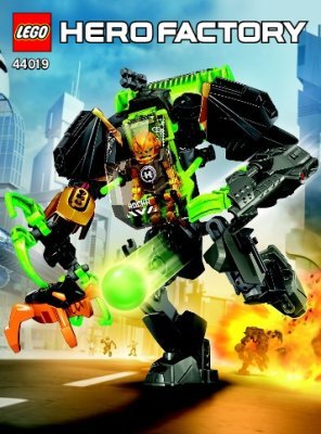 Istruzioni per la Costruzione - LEGO - Hero Factory - 44019 - ROCKA Stealth Machine: Page 1