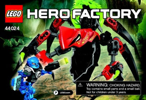 Istruzioni per la Costruzione - LEGO - Hero Factory - 44024 - Mostro trivellatore vs SURGE: Page 1