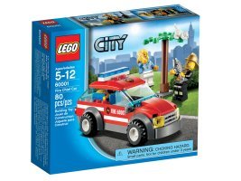LEGO - City - 60001 - Auto del comandante dei pompieri