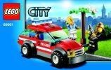 Istruzioni per la Costruzione - LEGO - City - 60001 - Auto del comandante dei pompieri: Page 1