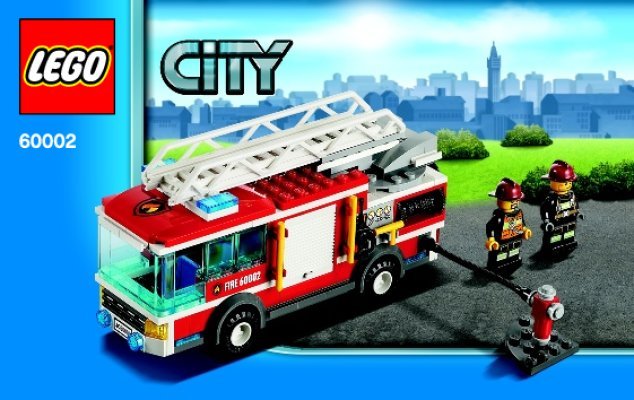 Istruzioni per la Costruzione - LEGO - City - 60002 - Autopompa: Page 1