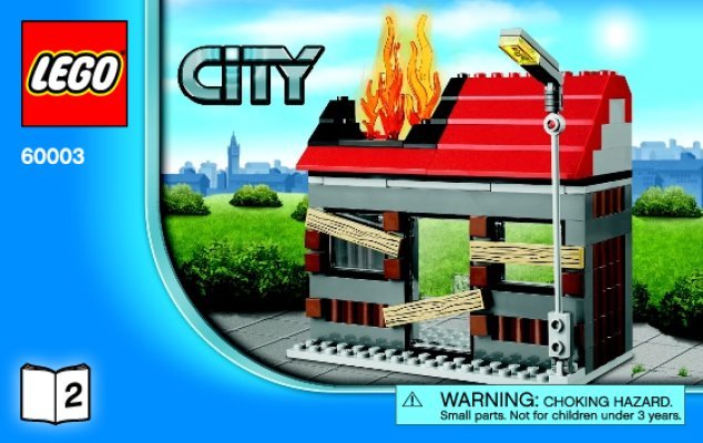 Istruzioni per la Costruzione - LEGO - City - 60003 - Squadra di emergenza anti-incendio: Page 1