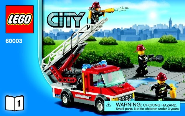 Istruzioni per la Costruzione - LEGO - City - 60003 - Squadra di emergenza anti-incendio: Page 1