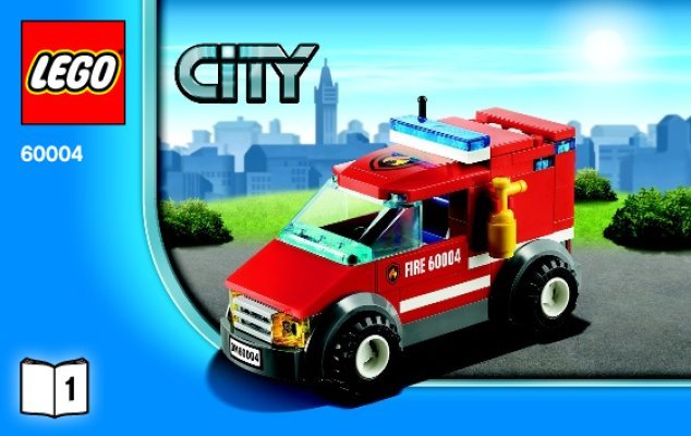 Istruzioni per la Costruzione - LEGO - City - 60004 - Caserma dei pompieri: Page 1