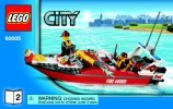 Istruzioni per la Costruzione - LEGO - 60005 - Fire Boat: Page 1