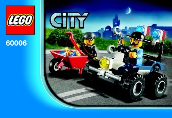 Istruzioni per la Costruzione - LEGO - City - 60006 - Polizia Speciale: Page 1