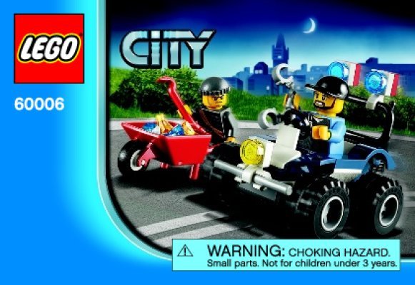 Istruzioni per la Costruzione - LEGO - City - 60006 - Polizia Speciale: Page 1