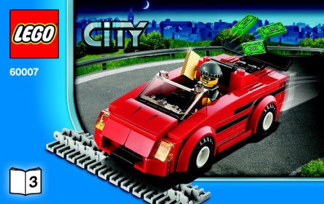 Istruzioni per la Costruzione - LEGO - City - 60007 - Inseguimento ad alta velocità: Page 1