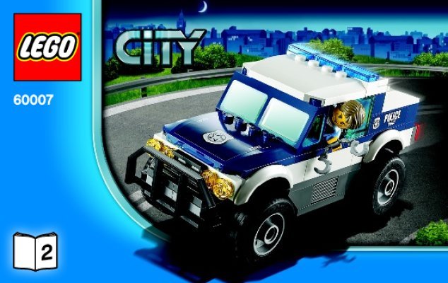 Istruzioni per la Costruzione - LEGO - City - 60007 - Inseguimento ad alta velocità: Page 1