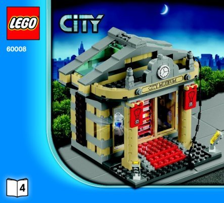 Istruzioni per la Costruzione - LEGO - City - 60008 - Rapina al museo: Page 1