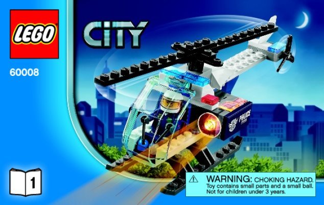 Istruzioni per la Costruzione - LEGO - City - 60008 - Rapina al museo: Page 1