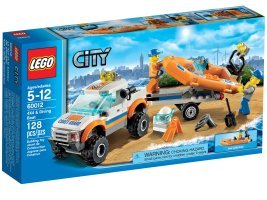 LEGO - City - 60012 - Fuoristrada e gommone di salvataggio