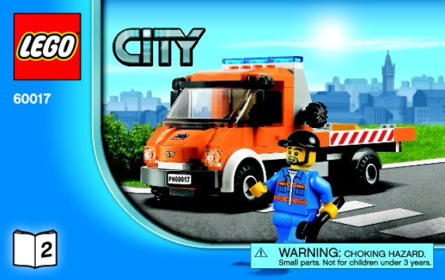 Istruzioni per la Costruzione - LEGO - City - 60017 - Camion con pianale: Page 1