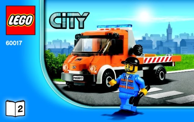 Istruzioni per la Costruzione - LEGO - City - 60017 - Camion con pianale: Page 1