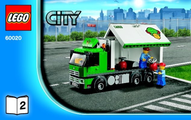 Istruzioni per la Costruzione - LEGO - 60020 - Cargo Truck: Page 1