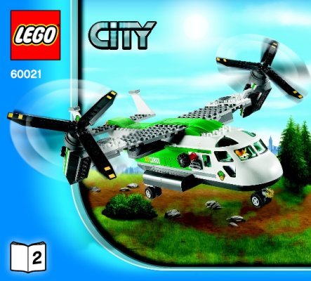 Istruzioni per la Costruzione - LEGO - 60021 - Cargo Heliplane: Page 1