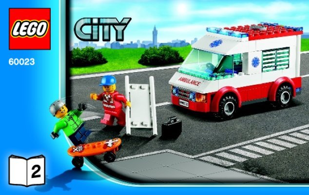 Istruzioni per la Costruzione - LEGO - City - 60023 - LEGO® City Starter-Set: Page 1