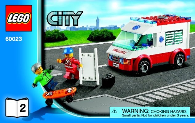 Istruzioni per la Costruzione - LEGO - City - 60023 - LEGO® City Starter-Set: Page 1