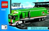 Istruzioni per la Costruzione - LEGO - City - 60025 - Camion: Page 1