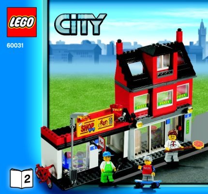 Istruzioni per la Costruzione - LEGO - 60031 - City Corner: Page 1