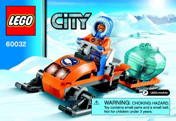 Istruzioni per la Costruzione - LEGO - City - 60032 - Motoslitta artica: Page 1