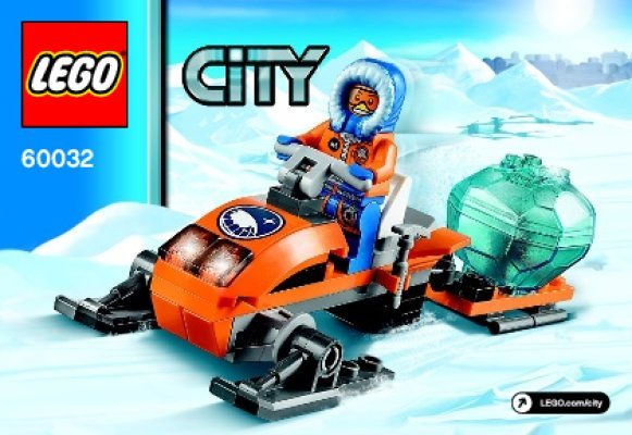 Istruzioni per la Costruzione - LEGO - City - 60032 - Motoslitta artica: Page 1