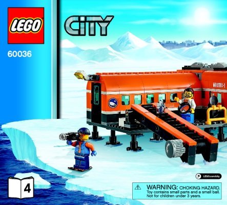 Istruzioni per la Costruzione - LEGO - City - 60036 - Base artica: Page 1