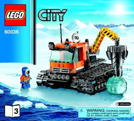 Istruzioni per la Costruzione - LEGO - City - 60036 - Base artica: Page 1