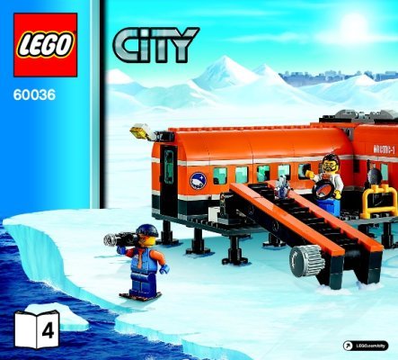 Istruzioni per la Costruzione - LEGO - City - 60036 - Base artica: Page 1