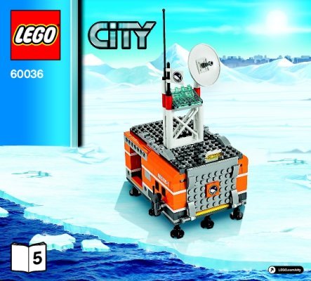 Istruzioni per la Costruzione - LEGO - City - 60036 - Base artica: Page 1