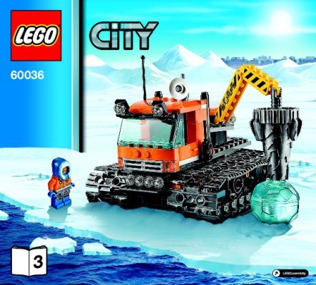 Istruzioni per la Costruzione - LEGO - City - 60036 - Base artica: Page 1