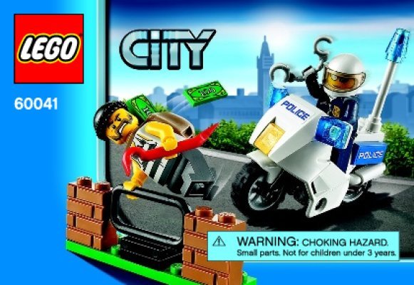 Istruzioni per la Costruzione - LEGO - City - 60041 - Caccia al ladro: Page 1