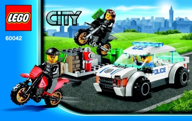 Istruzioni per la Costruzione - LEGO - City - 60042 - Inseguimento ad alta velocità: Page 1